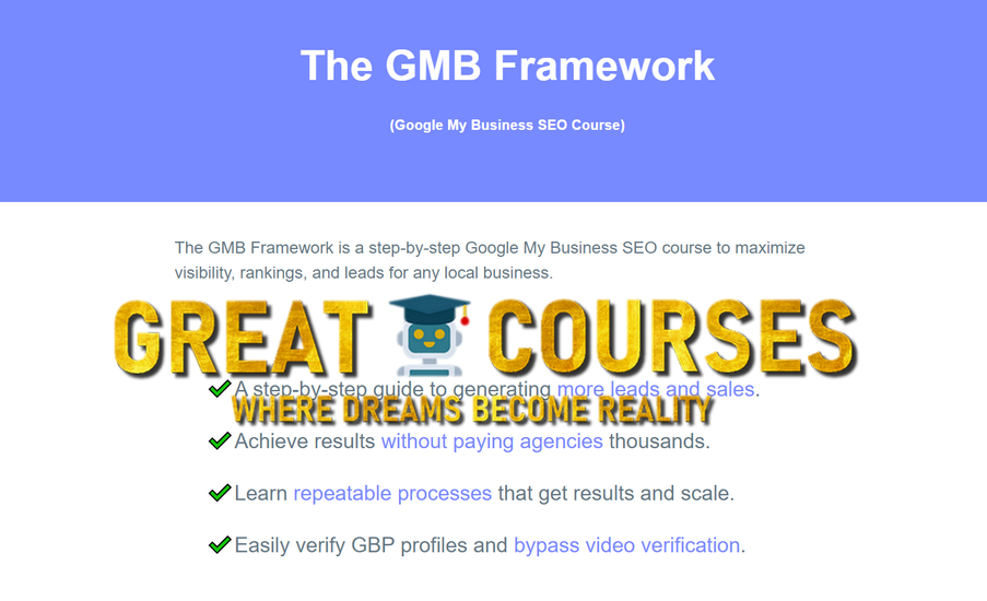 The GMB Framework By Dalton Luka - Free Download Course
