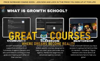 Growth School By David Schlais & Derek DeMike - Free Download Course - Skool Membership