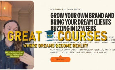 Grow Your Own Brand By Kelsey McCormick - Free Downlod GYOB Course - Coming Up Roses