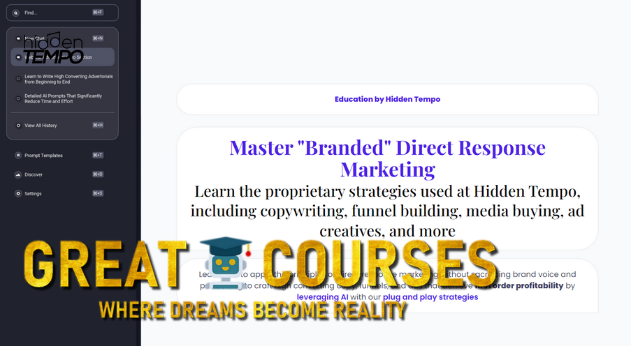 Master "Branded" Direct Response Marketing By Hidden Tempo - Free Download Course Master "Branded" Direct Response Marketing By Hidden Tempo - Free Download Course