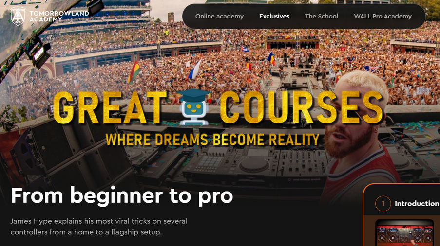 From Beginner To Pro By James Hype - Free Download Tomorrowland Academy Masterclass Course