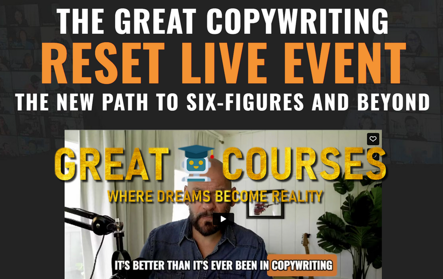 The Great Copywriting Reset Event VIP By Kevin Rogers - Free Download Copy Chief