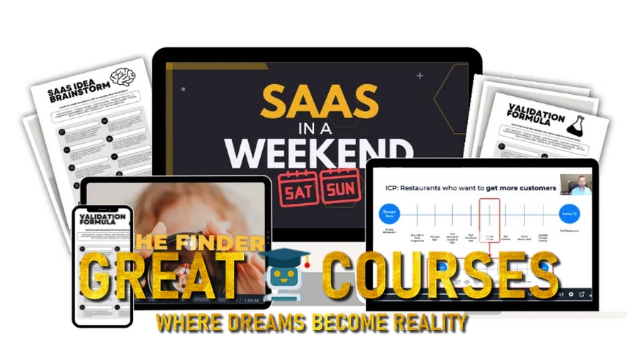 SaaS In A Weekend + Micro-SaaS Ideation & Upsells By Aaron S. Krall - Free Download Course