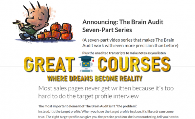 The Brain Audit Version 4.0 Seven-Part Series By Sean D’Souza – Free Download Course