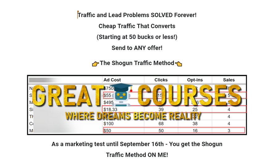 Shogun Traffic Method By Travis Sago - Free Download Course + New Bonuses