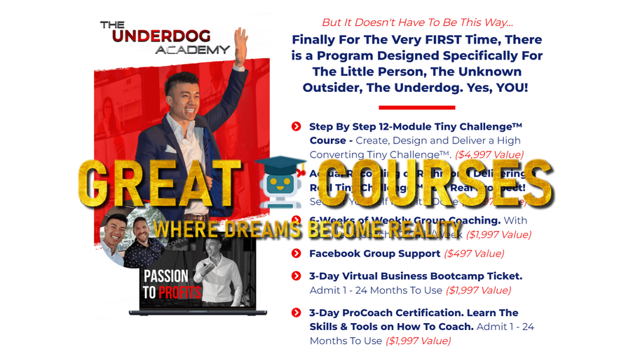 The Underdoge Academy - The Tiny Challenge By Richmond Dinh - Free Download Course