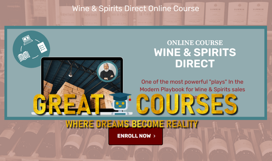 Wine & Spirits Direct Online Course By Ben Salisbury - Free Download - Wine Sales Stimulator Wine & Spirits Direct Online Course By Ben Salisbury - Free Download - Wine Sales Stimulator