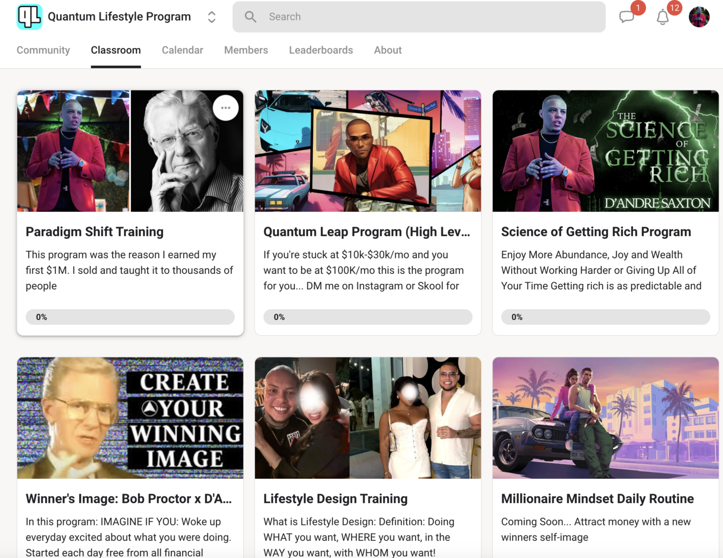 Quantum Lifestyle Program By D’Andre Saxton - Free Download Skool Course