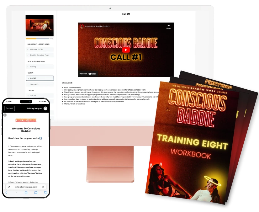 Conscious Baddie By Felicity Morgan - Free Download Ultimate Shadow Work Course