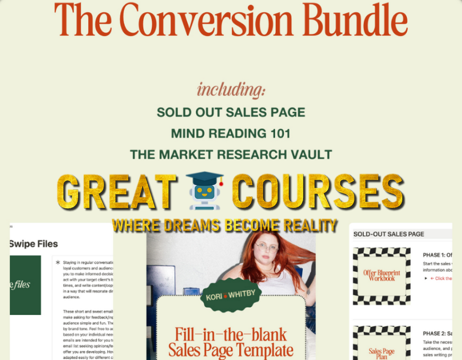 The Conversion Bundle By Kori Whitby - Free Download All Courses - Cool Copy Club