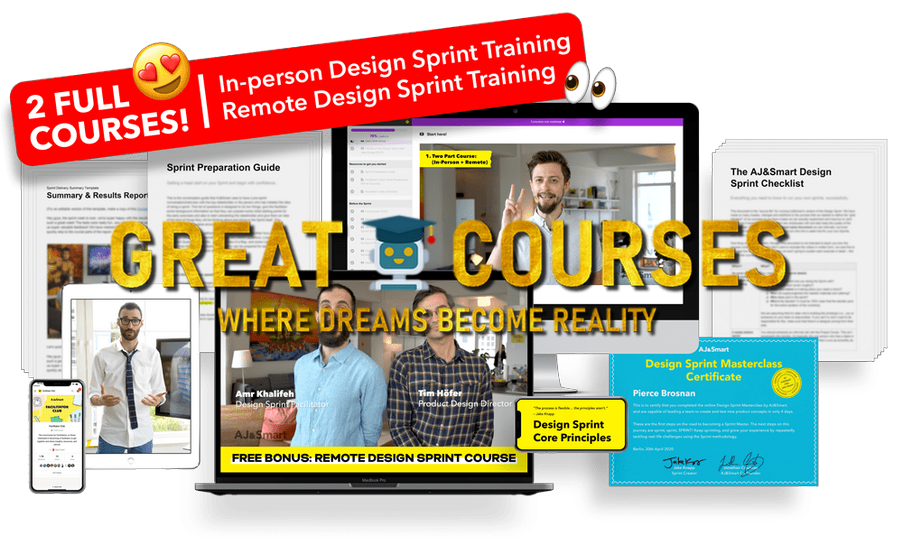 Design Sprint Masterclass By AJ&Smart - Jonathan Courtney & Dee Scarano & Jake Knapp - Free Download Course + Remote Bonus