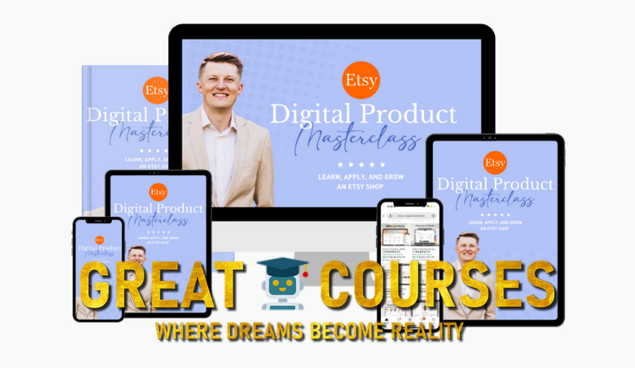 Etsy Digital Product Masterclass By Aaron Laflin - Free Download Course + OTO Upsell My Etsy Analytics Spreadsheet