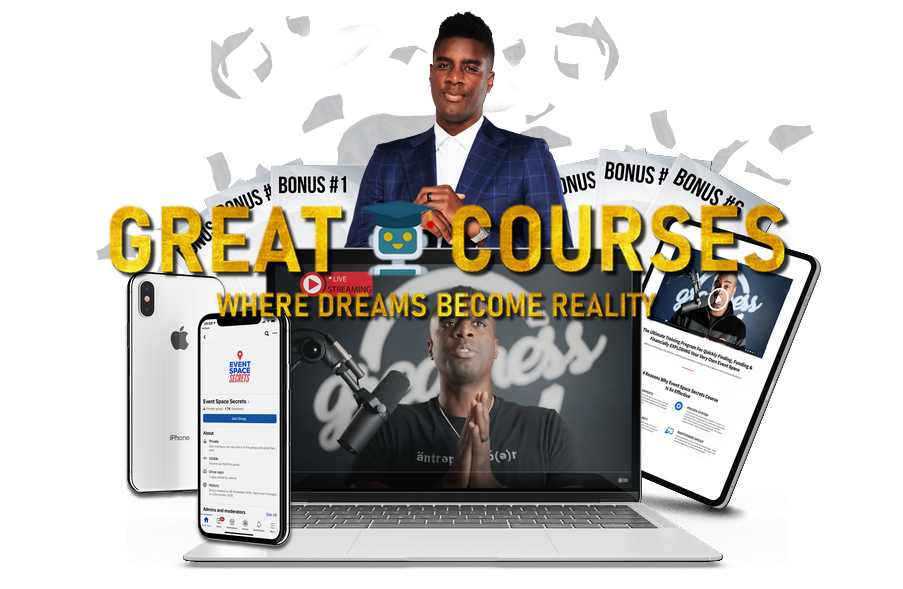 Event Space Secrets By Nehemiah Davis - Free Download Course - Circle Of Greatness Event Space Secrets By Nehemiah Davis - Free Download Course - Circle Of Greatness