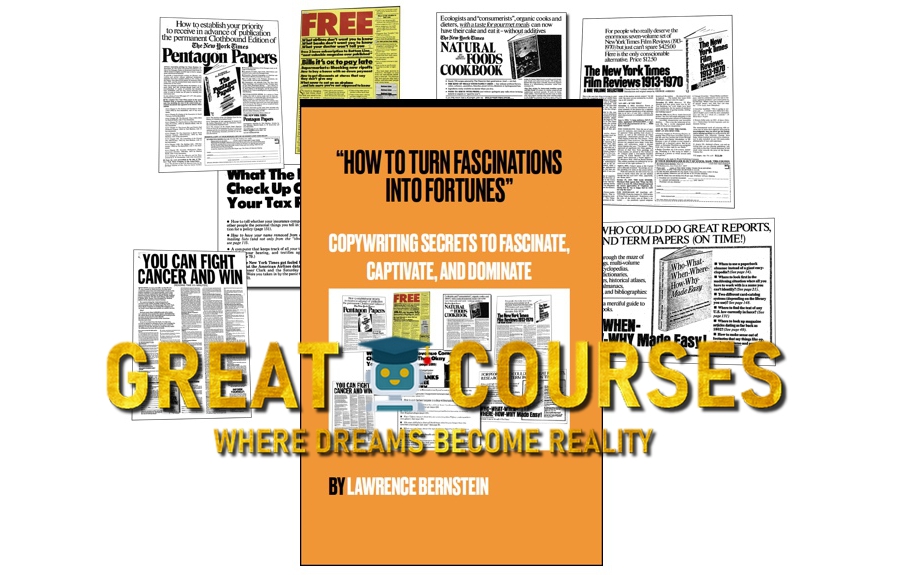 How To Turn Fascinations Into Fortunes By Lawrence Bernstein – Free Download Book Course