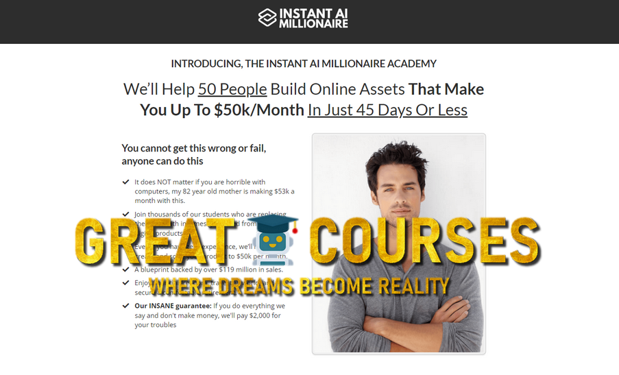 Instant AI Millionaire By Jason Miller - Free Download Course Academy
