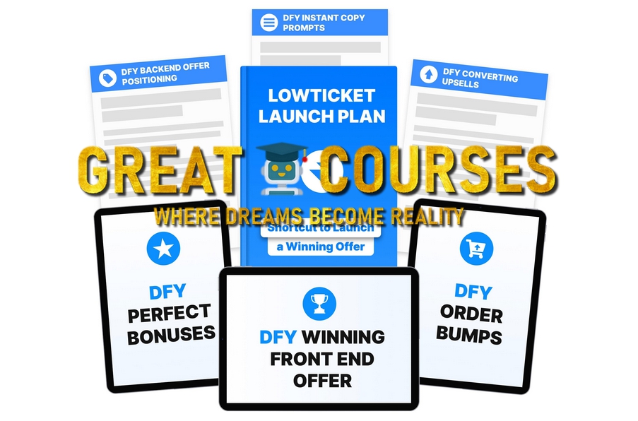 Lowticket Launch Plan By Josh Gavin - Free Download Course Low Ticket