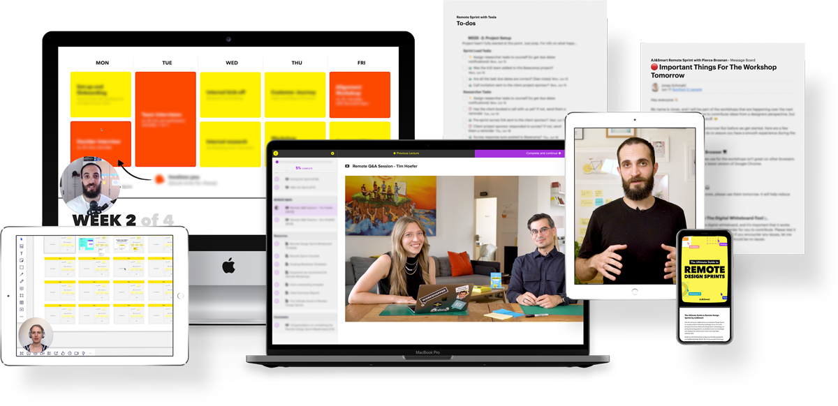 Design Sprint Masterclass By AJ&Smart - Jonathan Courtney & Dee Scarano & Jake Knapp - Free Download Course + Remote Bonus