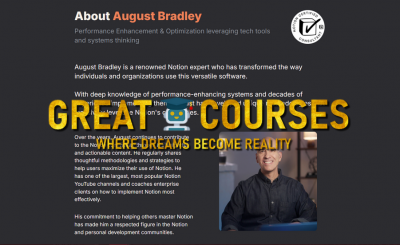 FastTrack Notion By August Bradley - Free Download Fast Track Course