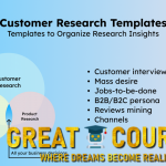 Customer Research Templates By Olena Bomko - Free Download