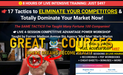 Competitive Advantage LIVE Power Workshop By Marty Marion - Free Download Course