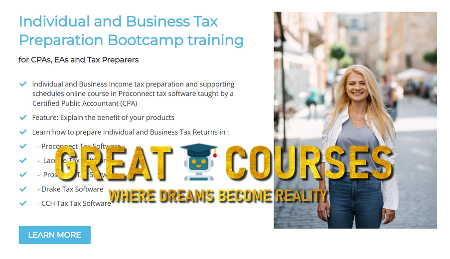 Individual & Business Tax Preparation Bootcamp By Kateryna Khalandach - Free Download Courses