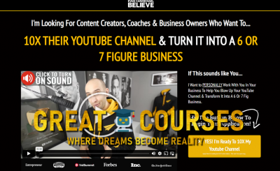 YouTube Growth Bootcamp By Evan Carmichael - Free Download Believe Course - YouTube Growth System