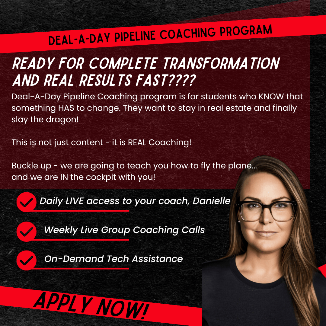 Complete Deal-A-Day Pipeline Coaching Program For Agents - The Real Estate Prescription By Danielle Mapes - Free Download Course