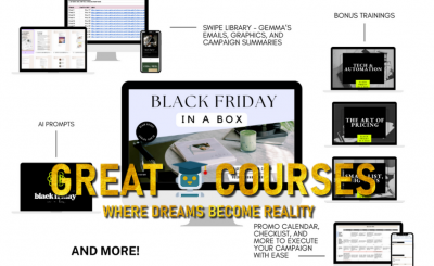 Black Friday In A Box By Gemma Bonham Carter - Free Download Course + Template Pack Add-On