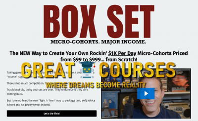 Box Set By Ryan Lee - Free Download Course - Micro-Cohorts - Major Income - Ticket To Paradise