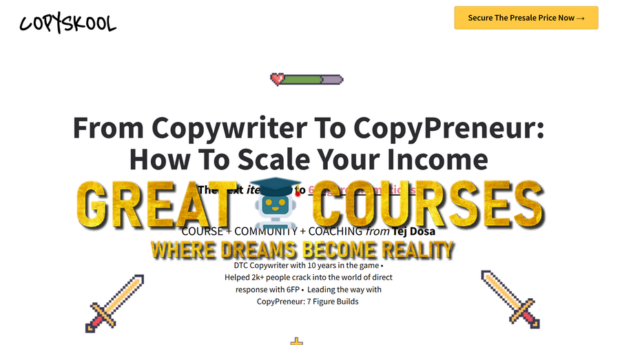 CopyPreneur: 7 Figure Builds By Tej Dosa - Free Download Course CopySkool