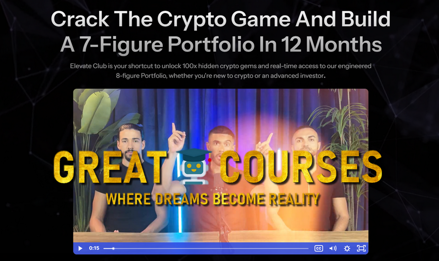 Elevate Club Crypto - Elevate One - Free Download Membership Course With Ramy, Ali & Salim