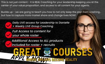 Complete Brokerage Retention & Productivity Program By Danielle Mapes - Free Download Course - The Real Estate Prescription