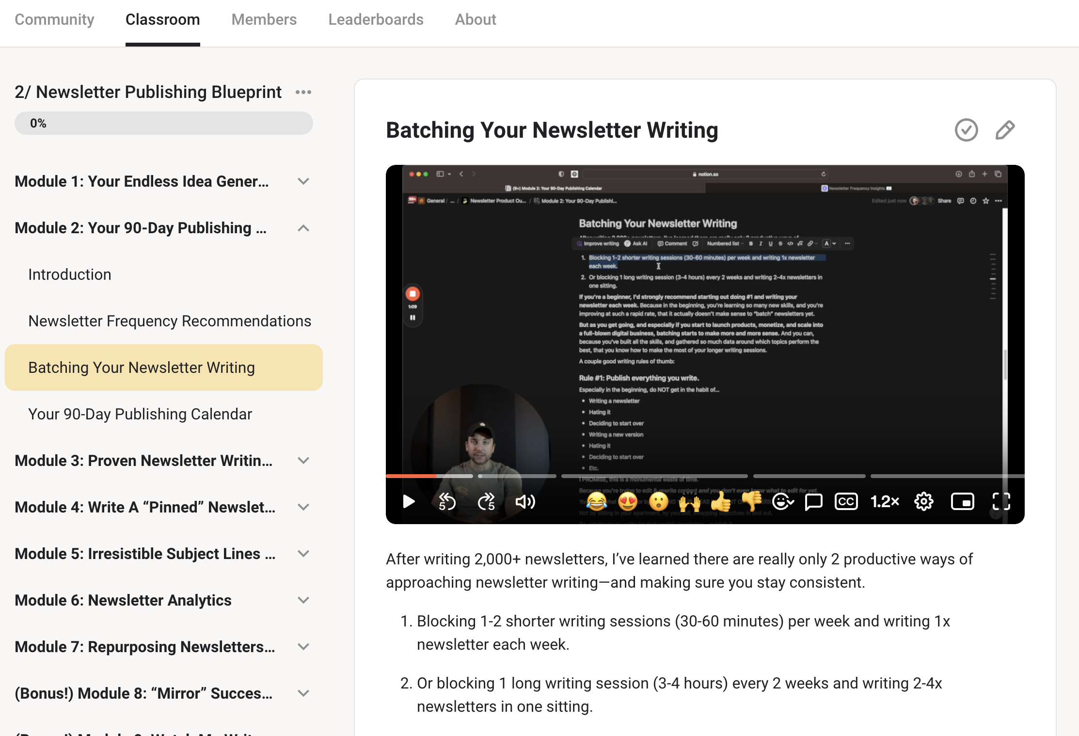Category Newsletter Creator By Dickie Bush & Nicolas Cole - Free Download Course