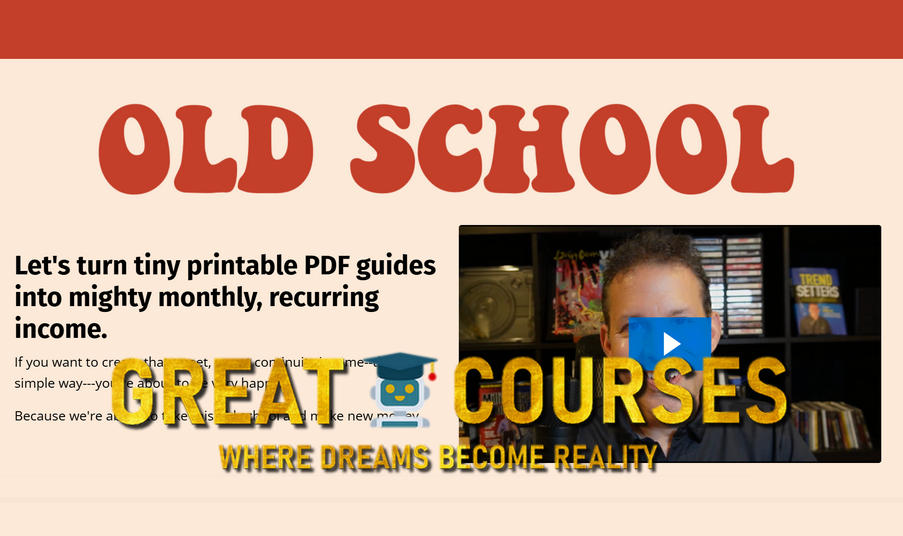 Old School By Ryan Lee - Free Download Course
