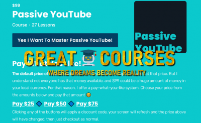 Passive YouTube By Introverted Entrepreneur - Free Download Course
