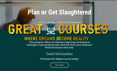 Plan Or Get Slaughtered By Keith J. Cunningham - Free Download Course