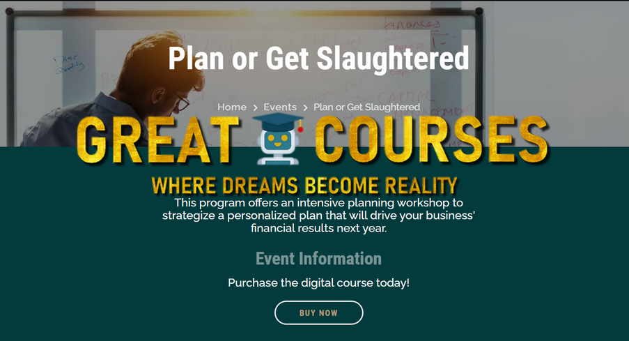 Plan Or Get Slaughtered By Keith J. Cunningham - Free Download Course