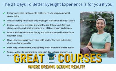 The 21 Days To Better Eyesight Experience By Claudia Tan - Free Download Course