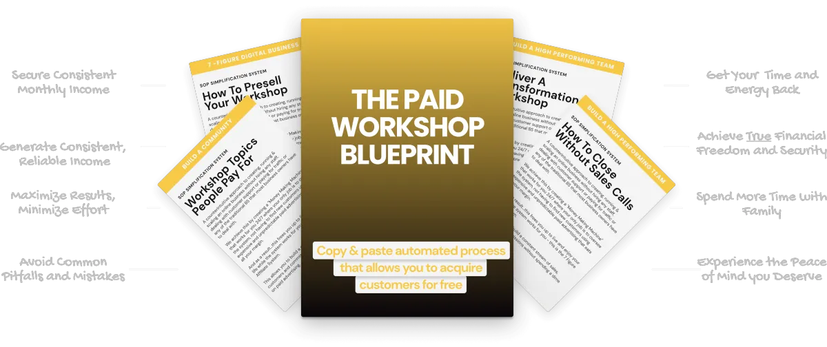 The Paid Workshop Blueprint By Joel Erway - Free Download Course