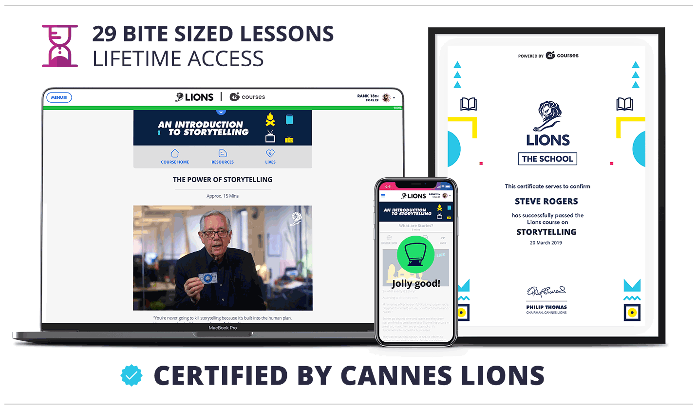 Storytelling By Cannes Lions - Free Download Course Storytelling By Cannes Lions - Free Download Course