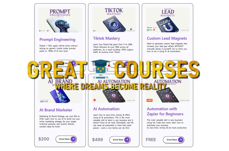 Future AI Lab - All Courses By Natalie Choprasert - Free Download Mega Bundle