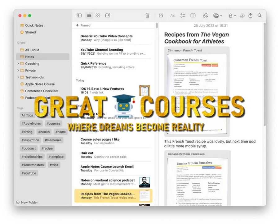 Organize Your Life With Apple Notes By Peter Akkies - Free Download Course
