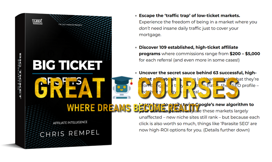 Big Ticket Profits By Chris Rempel - Free Download Course Special Report - The Lazy Marketer