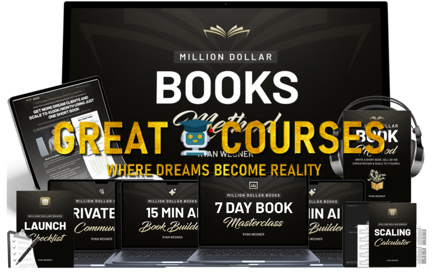 The Million Dollars Book Method By Ryan Wegner - Free Download Course + Upsells