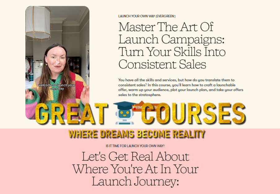 Launch Your Own Way Evergreen By Kelsey McCormick – Free Download LYOW Course