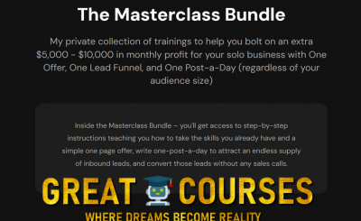 The Masterclass Bundle By Jon Brosio - Free Download Courses
