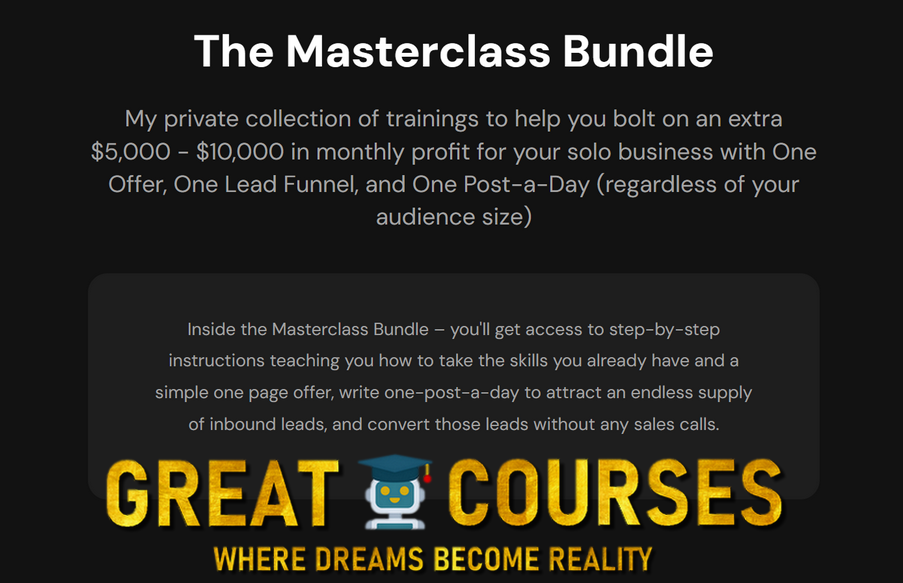 The Masterclass Bundle By Jon Brosio - Free Download Courses The Masterclass Bundle By Jon Brosio - Free Download Courses