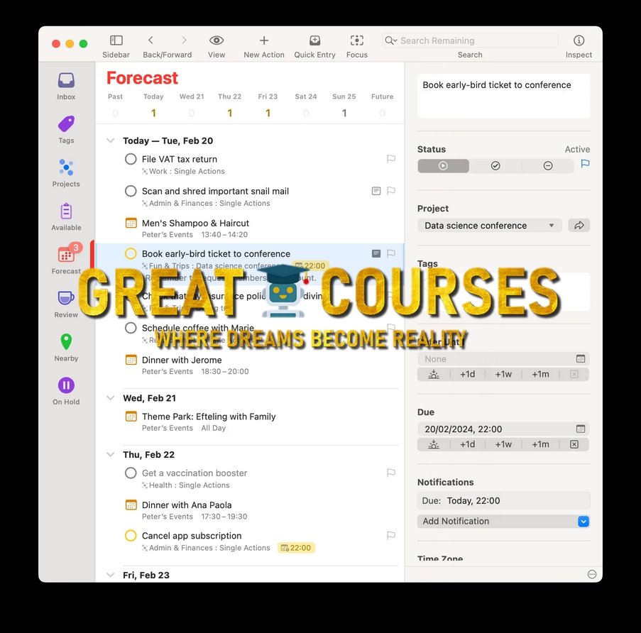 Organize Your Life With OmniFocus 4 By Peter Akkies - Free Download Course Organize Your Life With OmniFocus 4 By Peter Akkies - Free Download Course