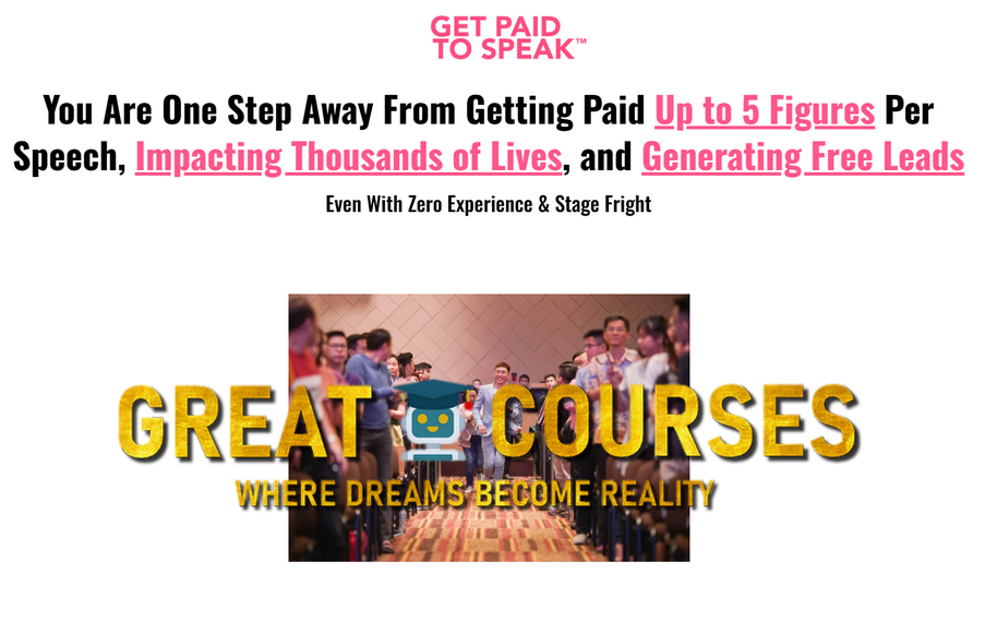 Get Paid To Speak Bootcamp By Eric Feng - Free Download Course