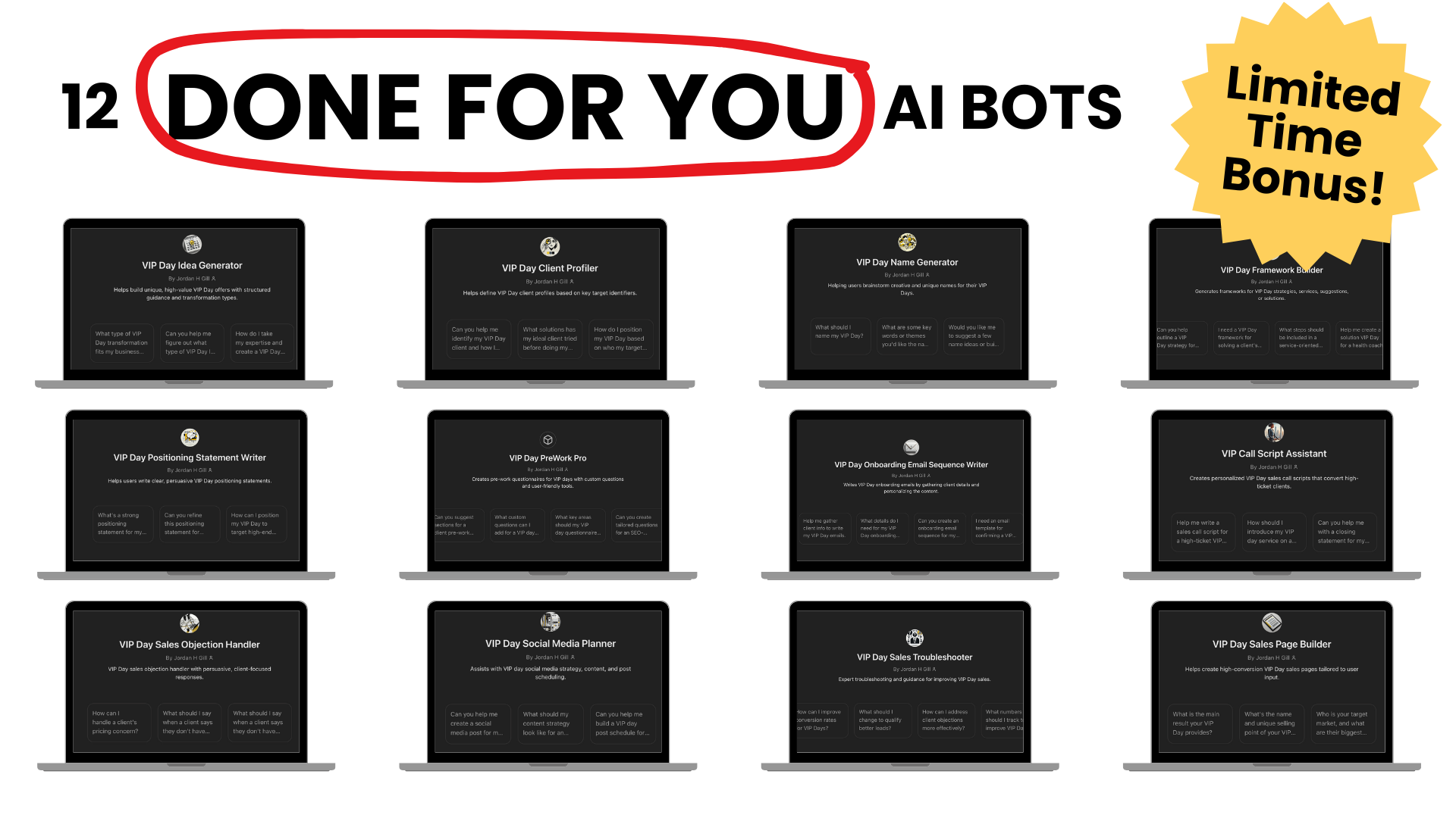1-2-3 VIP Systems Saved Me By Jordan Gill - Free Download DFY Course + Schedule Free Sales Calls OTO 1-2-3 VIP Systems Saved Me By Jordan Gill - Free Download DFY Course + Schedule Free Sales Calls OTO